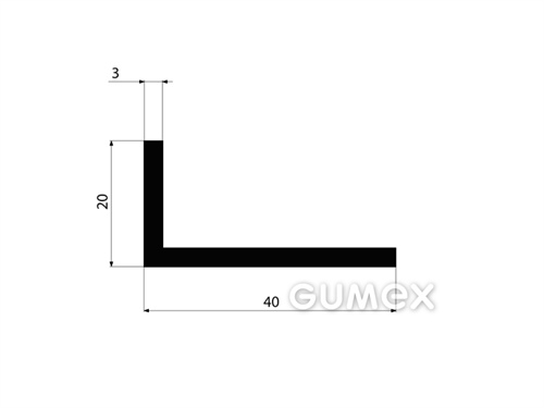 GUMOVÉ PROFILY TVARU "L" - EPDM
